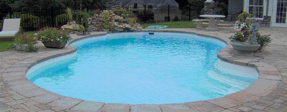 San Juan fiberglass pool